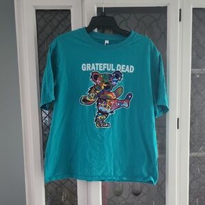 Grateful Dead Teal Dancing Bear T-Shirt